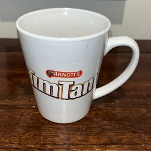 Arnotts Tim Tam Biscuits cookies Australia Aussie Coffee Mug Cup 8 Ounce White